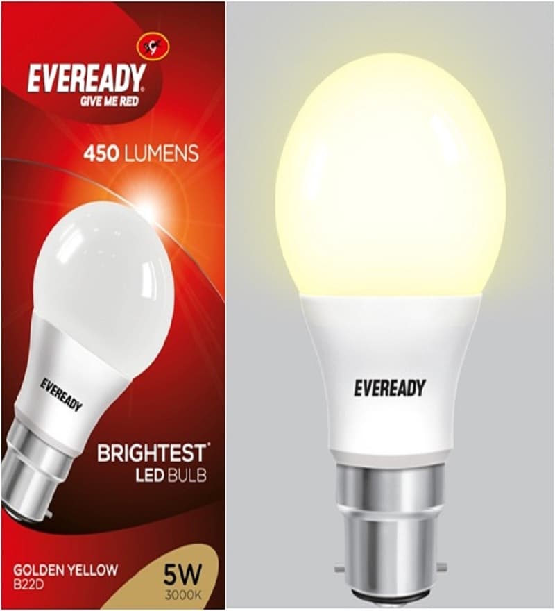 golden yellow led bulb