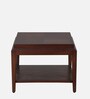 Eva Solid Wood Coffee Table in Wenge Finish