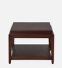 Eva Solid Wood Coffee Table in Wenge Finish