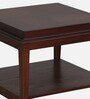 Eva Solid Wood Coffee Table in Wenge Finish
