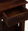 Eva Sheesham Wood Bedside Table In Provincial Teak Finish