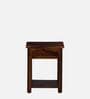 Eva Sheesham Wood Bedside Table In Provincial Teak Finish