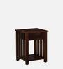 Eva Sheesham Wood Bedside Table In Provincial Teak Finish