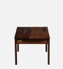 Eva Sheesham Wood Coffee Table In Rustic Teak Finish