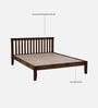 Eva Sheesham Wood King Size Bed ( 72 X 72 )In Provincial Teak Finish