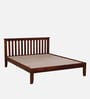Eva Sheesham Wood King Size Bed In Honey Oak Finish