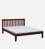 Eva Sheesham Wood King Size Bed In Honey Oak Finish
