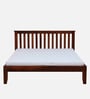Eva Sheesham Wood King Size Bed In Honey Oak Finish