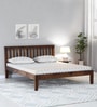Eva Sheesham Wood Queen Size Bed ( 60 X 72 ) In Provincial Teak Finish