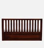 Eva Sheesham Wood Queen Size Bed In Honey Oak Finish With Box Storage
