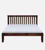 Eva Sheesham Wood Queen Size Bed In Provincial Teak Finish