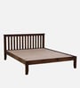 Eva Sheesham Wood Queen Size Bed In Provincial Teak Finish
