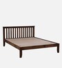 Eva Sheesham Wood Queen Size Bed In Provincial Teak Finish