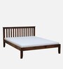 Eva Sheesham Wood Queen Size Bed In Provincial Teak Finish