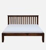 Eva Sheesham Wood Queen Size Bed In Provincial Teak Finish