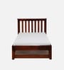 Eva Sheesham Wood Single Bed In Honey Oak Finish With Trundle