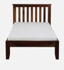 Eva Sheesham Wood Single Bed In Provincial Teak Finish