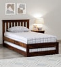 Eva Sheesham Wood Single Bed In Provincial Teak Finish with Trundle
