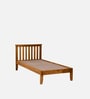 Eva Sheesham Wood Single Bed In Rustic Teak Finish