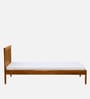 Eva Sheesham Wood Single Bed In Rustic Teak Finish