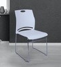 Evan Guest Chair in White Colour