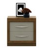 Evana Bedside Table in High Gloss Cashmere Finish