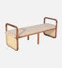 Evander Acacia Wood Bench in Natural Finish