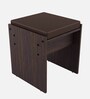 Eve Seating Stool in Choco Walnut Colour