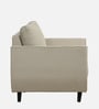 Azor Fabric 1 Seater Sofa In Beige Colour