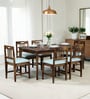 Evelyn Sheesham Wood 6 Seater Dining set in provincial Teak Finish Evelyn Sheesham Wood 6 Seater Dining set in provincial Teak Finish