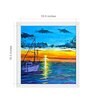 Evening Sunshine Handmade Acrylic Paint On Canvas Unframed