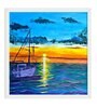 Evening Sunshine Handmade Acrylic Paint On Canvas Unframed