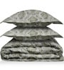 Grey Everyday King Size Bedding Set with 180TC Bedsheet With Comforter & 2pc Pillow Covers