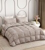 Violet Everyday King Size Bedding Set with 180TC Bedsheet With Comforter & 2pc Pillow Covers