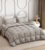 Grey Everyday King Size Bedding Set with 180TC Bedsheet With Comforter & 2pc Pillow Covers