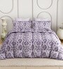 Blue Everyday King Size Bedding Set with 180TC Bedsheet With Comforter & 2pc Pillow Covers
