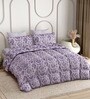 Blue Everyday King Size Bedding Set with 180TC Bedsheet With Comforter & 2pc Pillow Covers