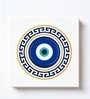 Blue Evil Eye Ceramic Coffee Mug 325 Ml & Fridge Magnet Gift Set