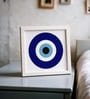 White Evil Eye Mini Table Frame 5 X 5 Inch