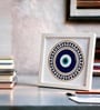 White Evil Eye Mini Table Frame 5 X 5 Inch