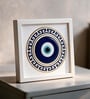 White Evil Eye Mini Table Frame 5 X 5 Inch