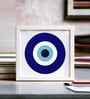 White Evil Eye Mini Table Frame 5 X 5 Inch