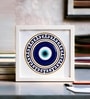 White Evil Eye Mini Table Frame 5 X 5 Inch