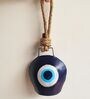 Evil Eye Cow Blue Iron Bell