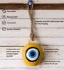 Evil Eye Cow Yellow Iron Bell