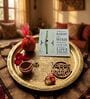 Evil Eye Green Rakhi With Roli Chawal and Nariyal With Gift Box