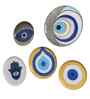 Evil Eye Meena Wall Plate Set of 5