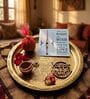Evil Eye Pink Rakhi With Roli Chawal and Nariyal With Gift Box