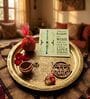 Evil Eye Turquoise Rakhi With Roli Chawal and Nariyal With Gift Box