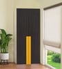 Evita 2-Door Wardrobe with Drawers in Antique Ebony & Mango Yellow Finish